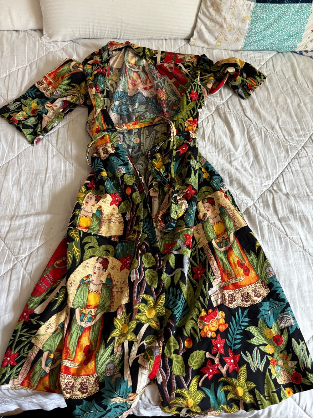Frida Kahlo Lightweight Cotton Duster